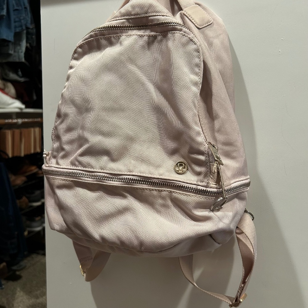 Lululemon Blush Pink Mini Backpack – Nylon